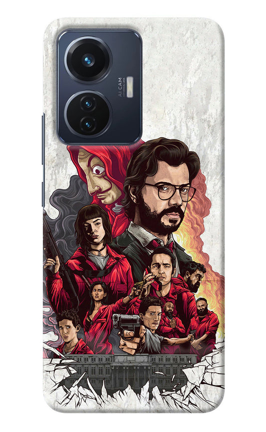 Money Heist Artwork Vivo T1 44W Back Cover