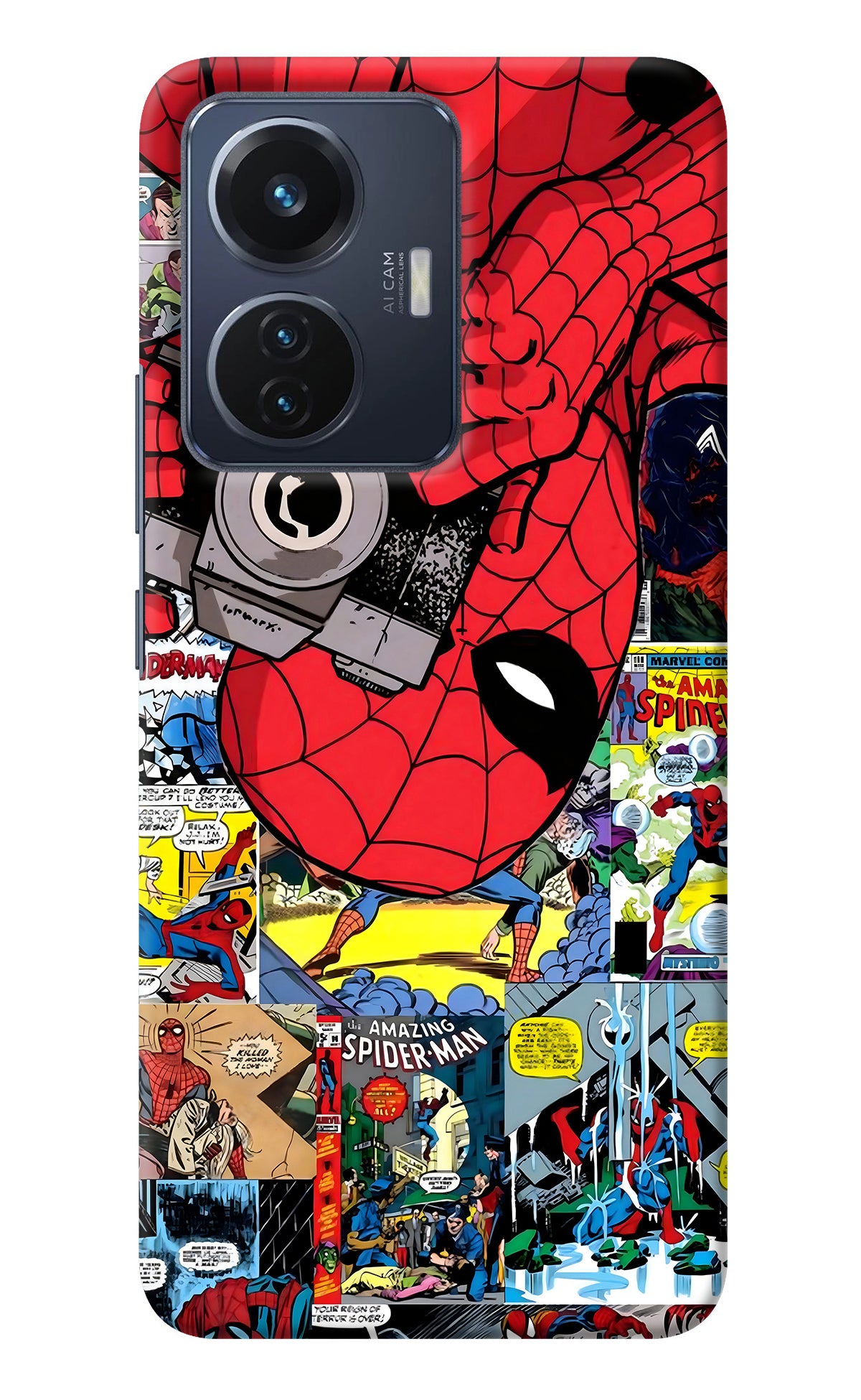 Spider Man Vivo T1 44W Back Cover