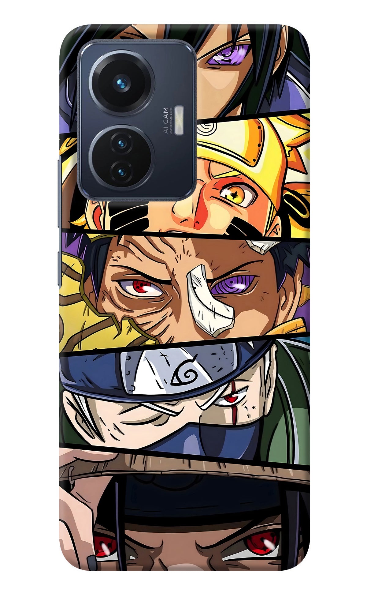 Naruto Character Vivo T1 44W Back Cover