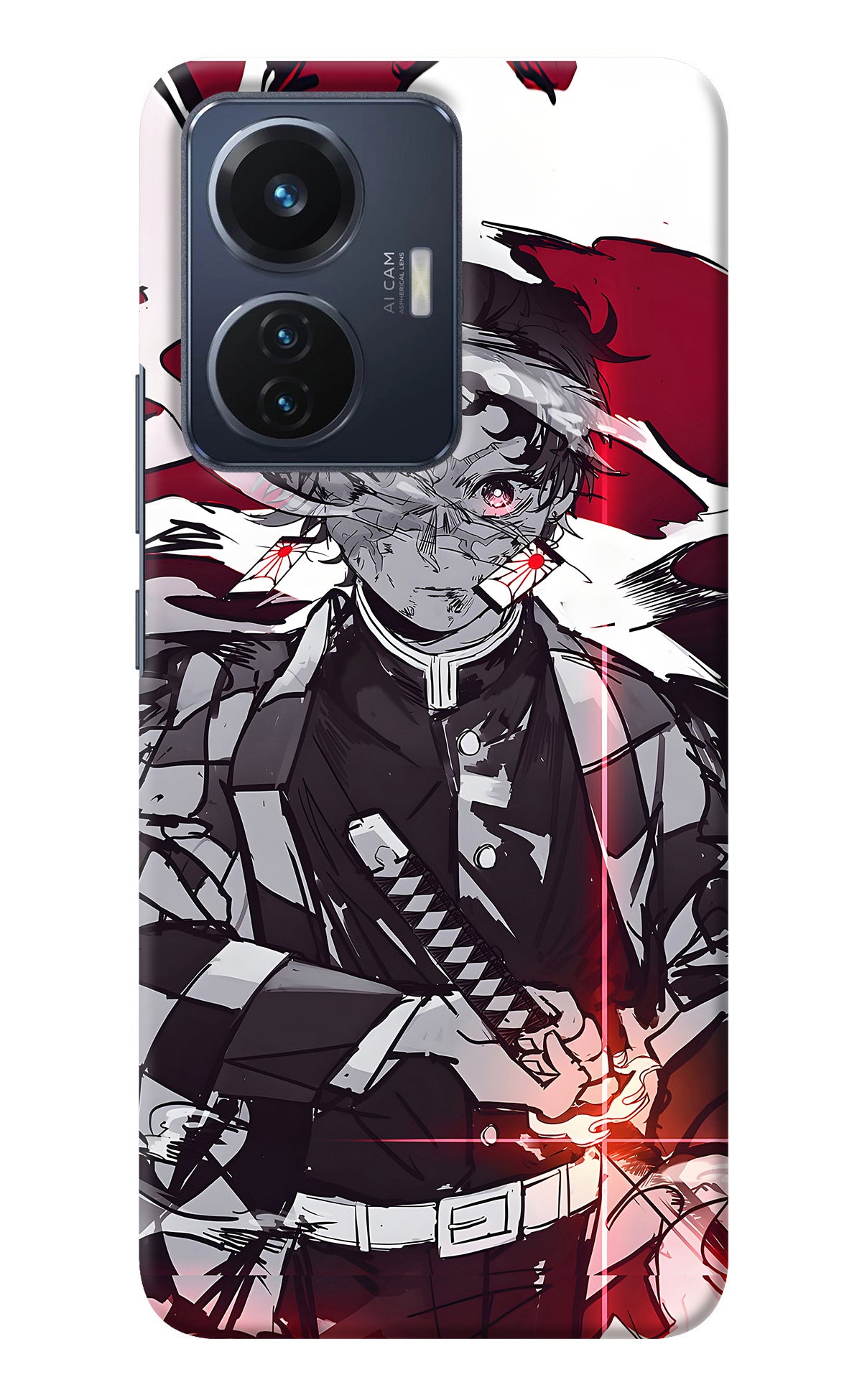 Demon Slayer Vivo T1 44W Back Cover