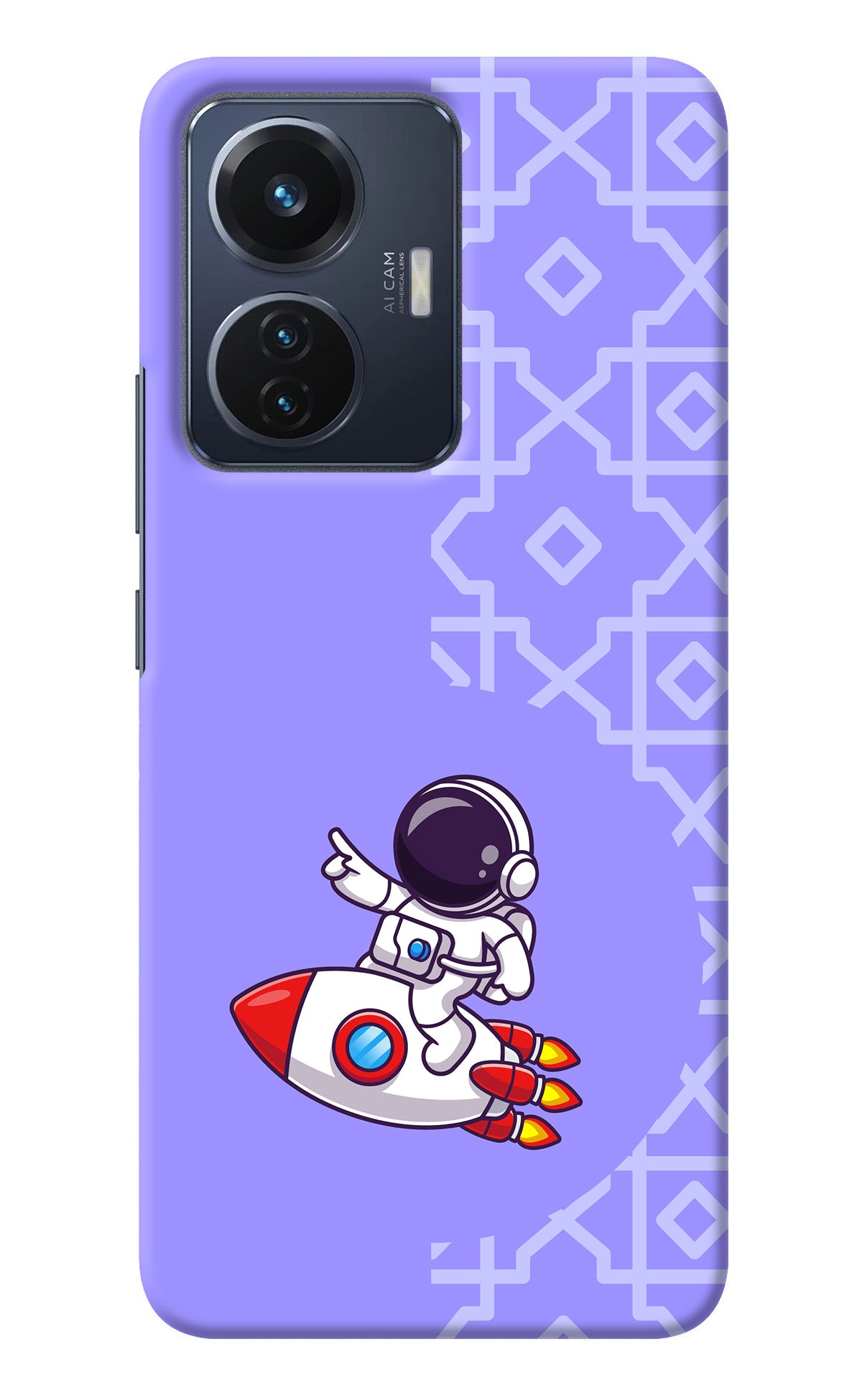 Cute Astronaut Vivo T1 44W Back Cover