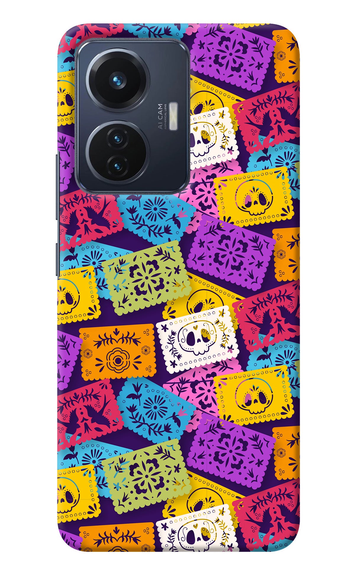 Mexican Pattern Vivo T1 44W Back Cover