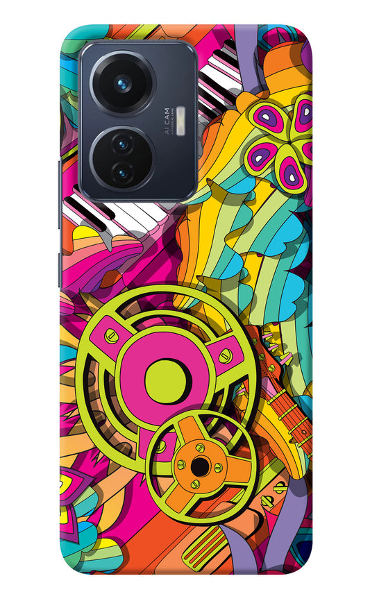 Music Doodle Vivo T1 44W Back Cover