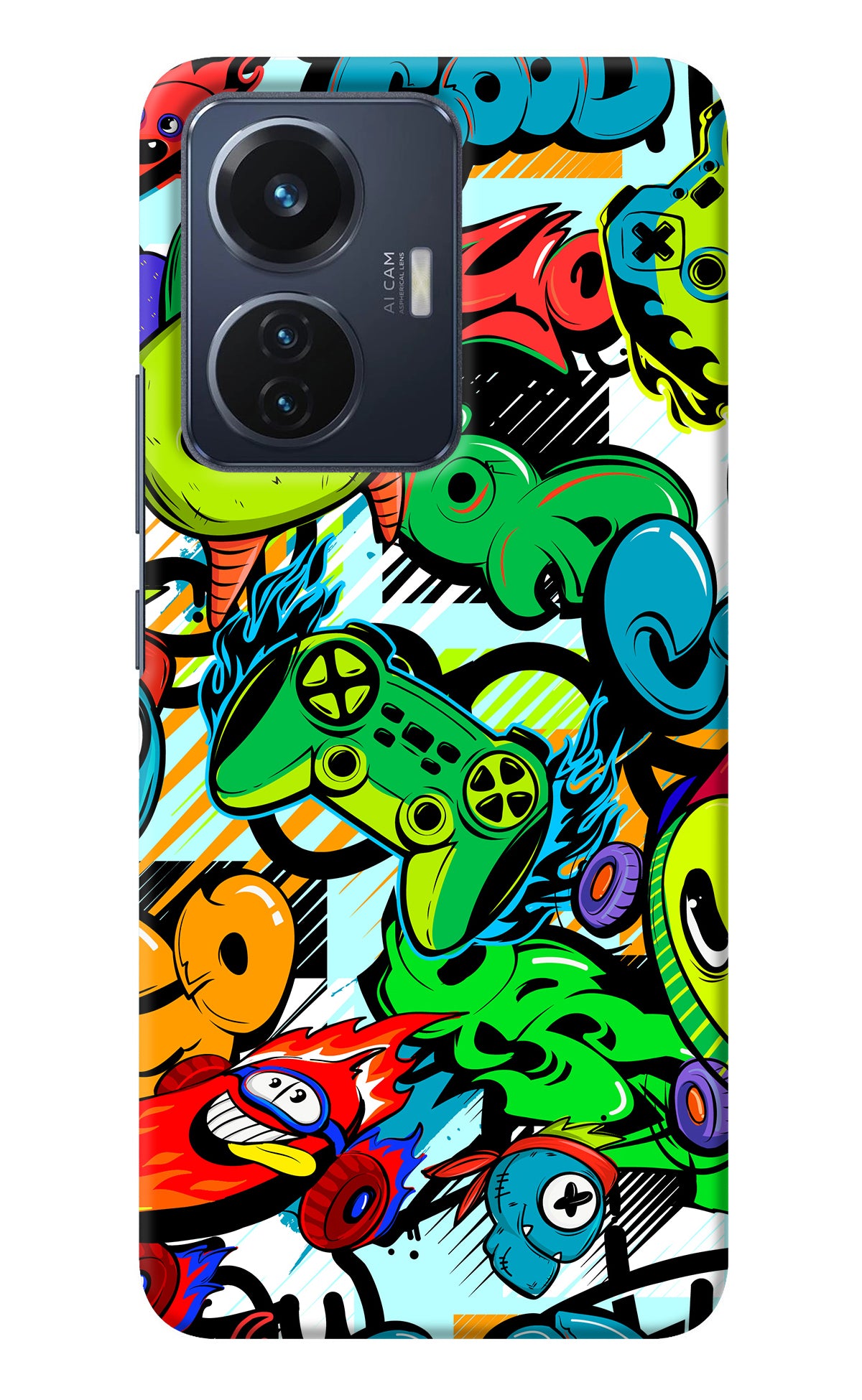 Game Doodle Vivo T1 44W Back Cover