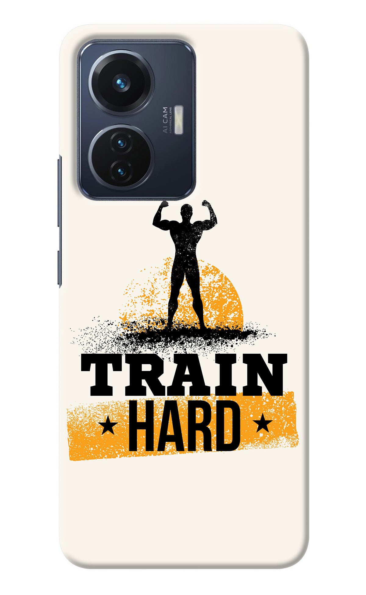 Train Hard Vivo T1 44W Back Cover