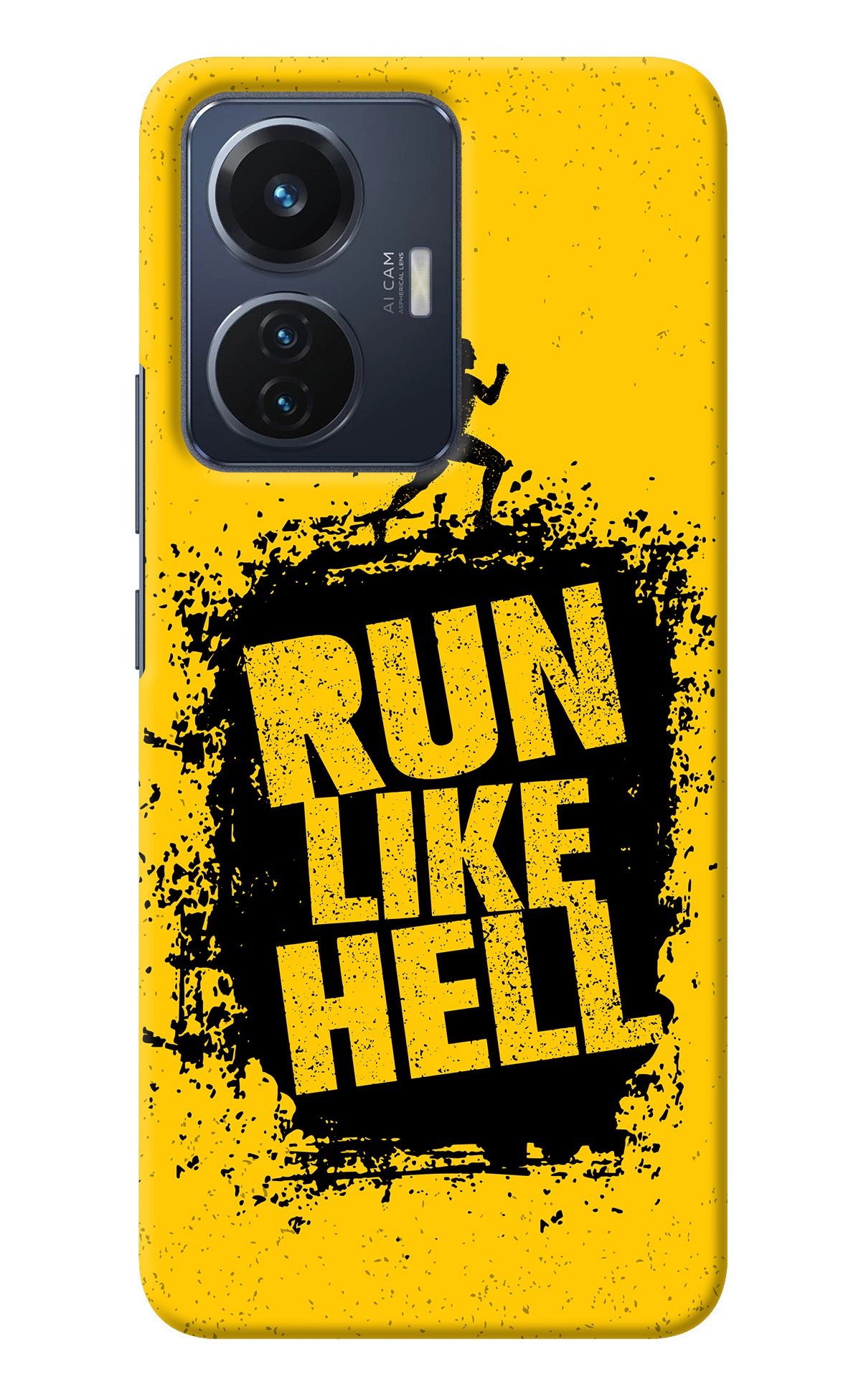 Run Like Hell Vivo T1 44W Back Cover