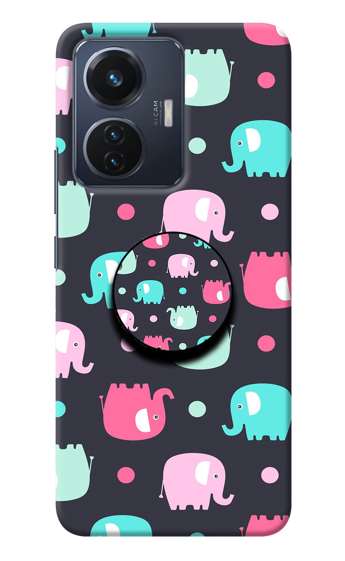 Baby Elephants Vivo T1 44W Pop Case