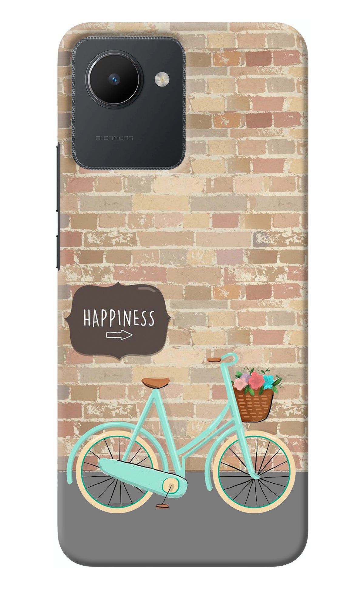 Happiness Artwork Realme C30 Back Cover