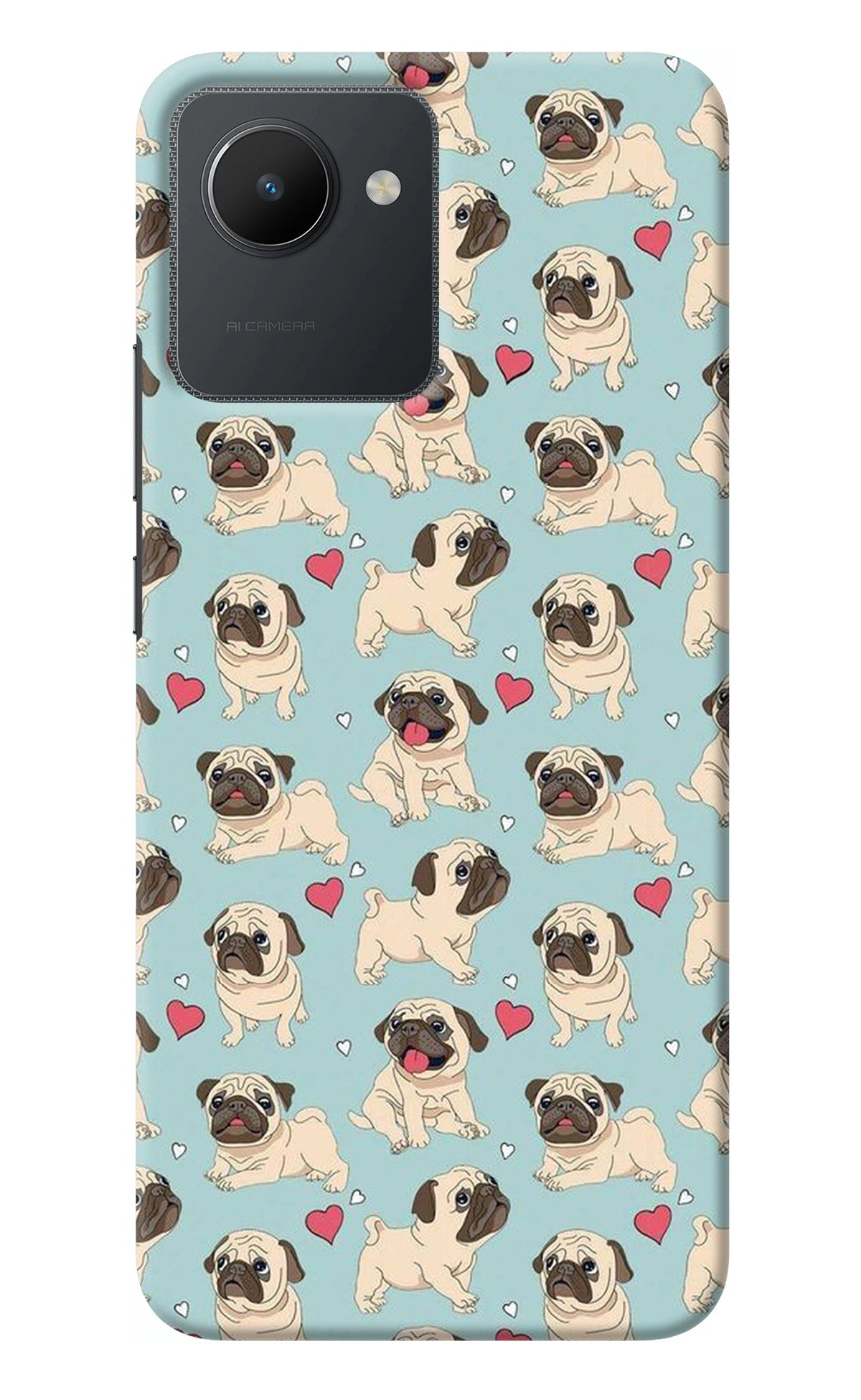 Pug Dog Realme C30 Back Cover