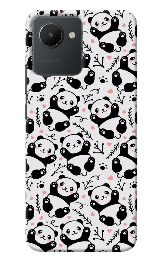 Cute Panda Realme C30 Back Cover