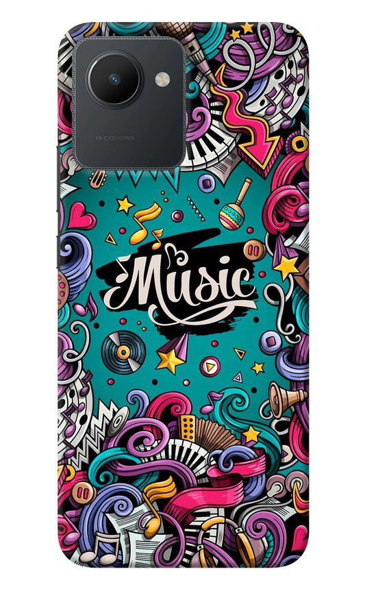 Music Graffiti Realme C30 Back Cover