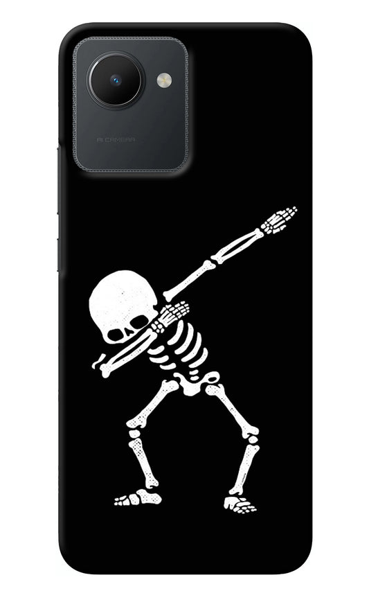 Dabbing Skeleton Art Realme C30 Back Cover