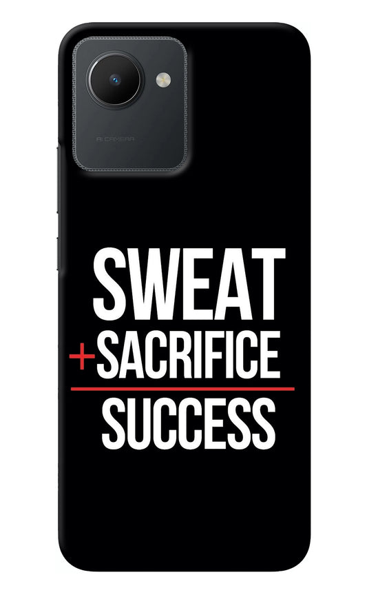 Sweat Sacrifice Success Realme C30 Back Cover