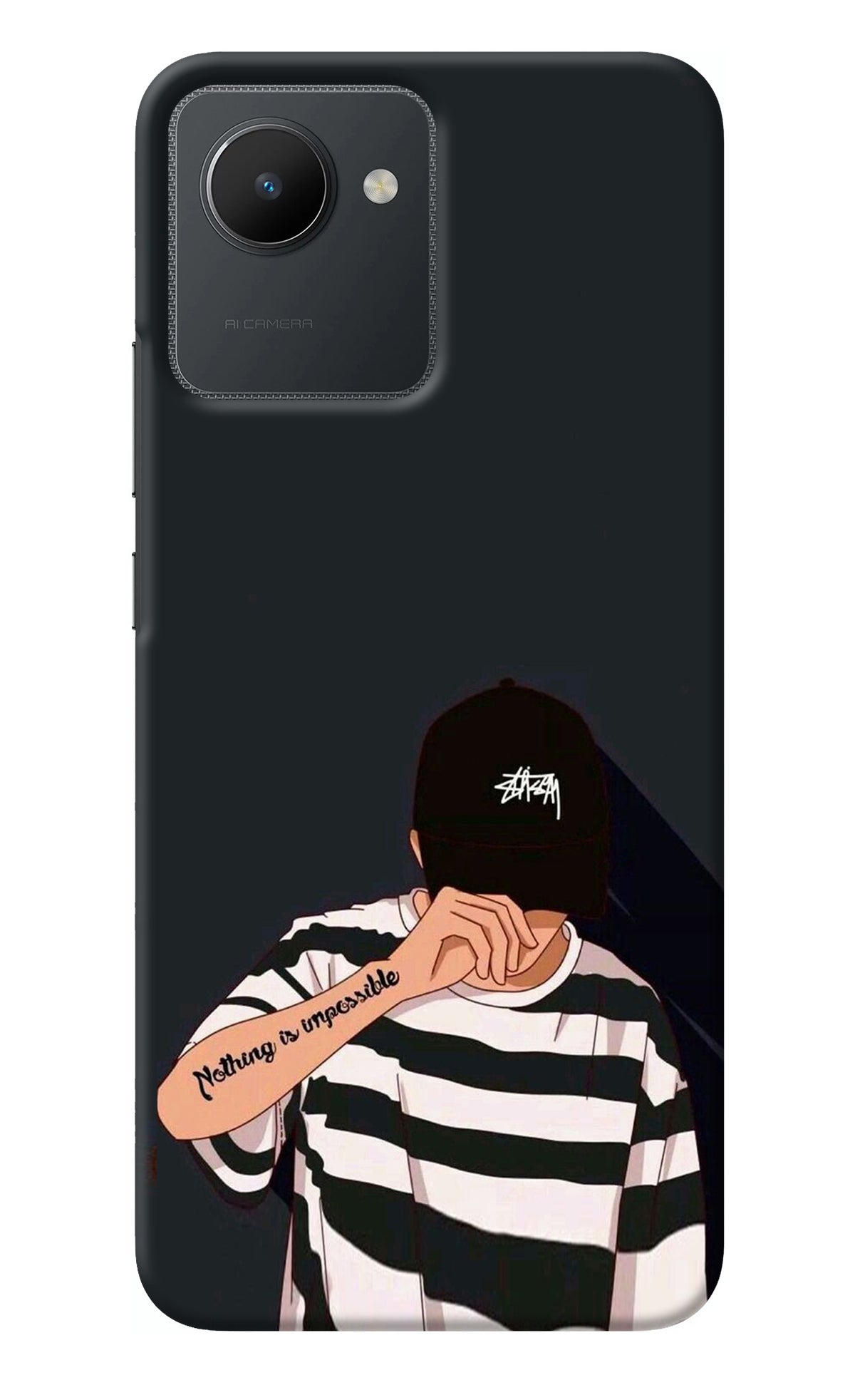 Aesthetic Boy Realme C30 Back Cover