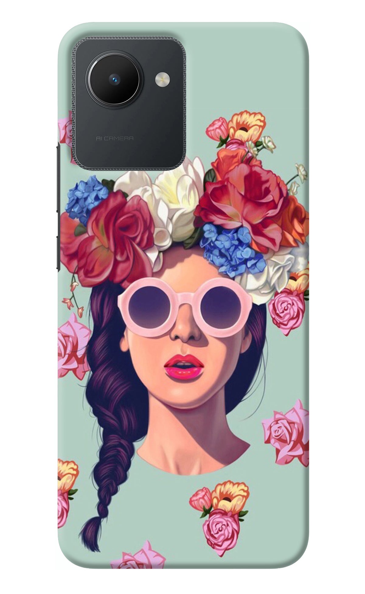 Pretty Girl Realme C30 Back Cover