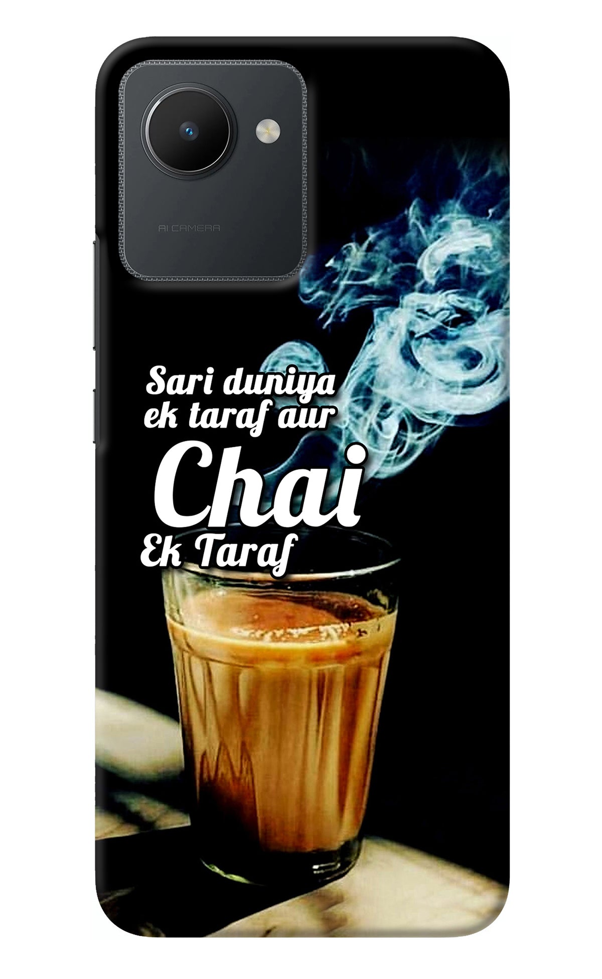 Chai Ek Taraf Quote Realme C30 Back Cover