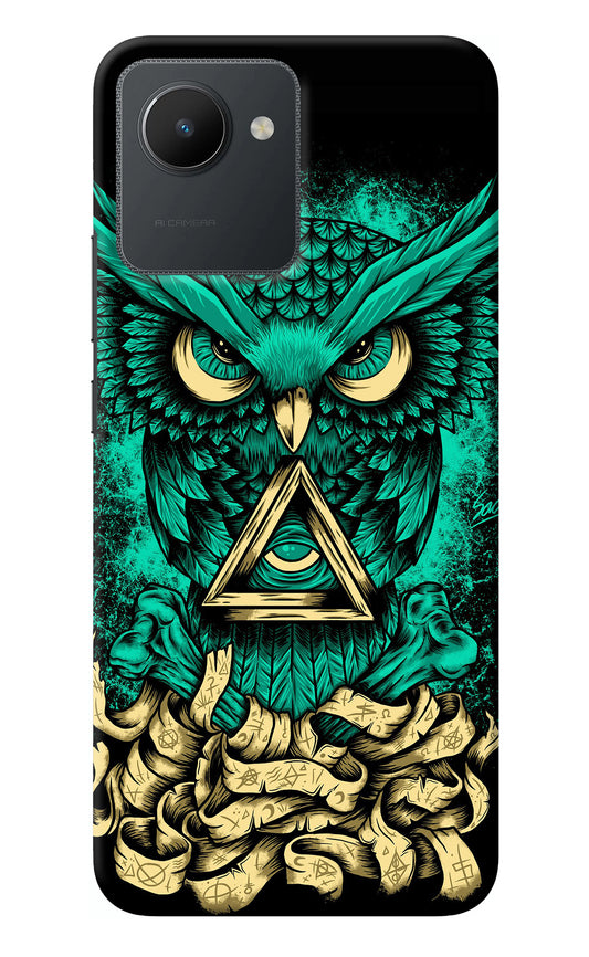 Green Owl Realme C30 Back Cover