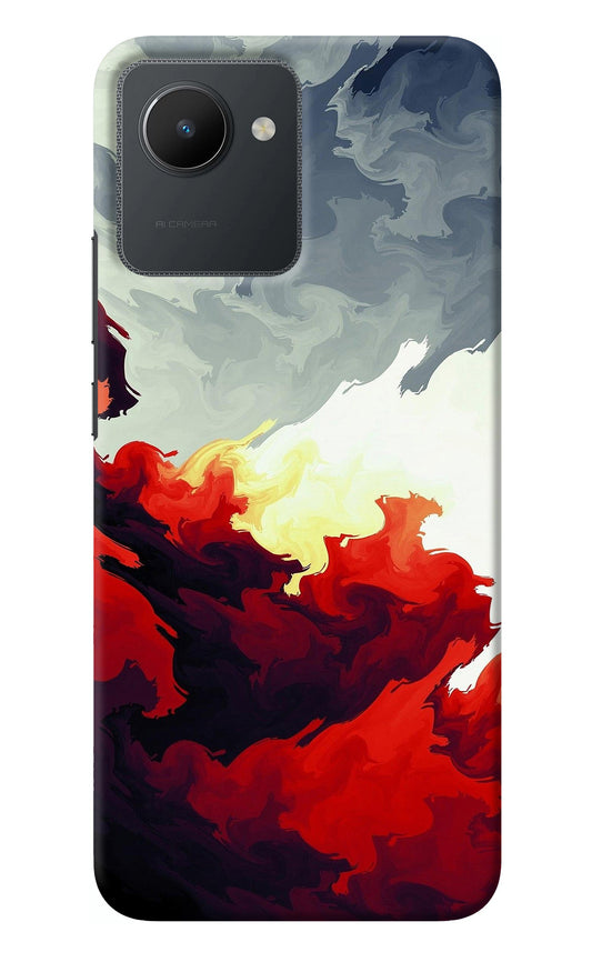 Fire Cloud Realme C30 Back Cover