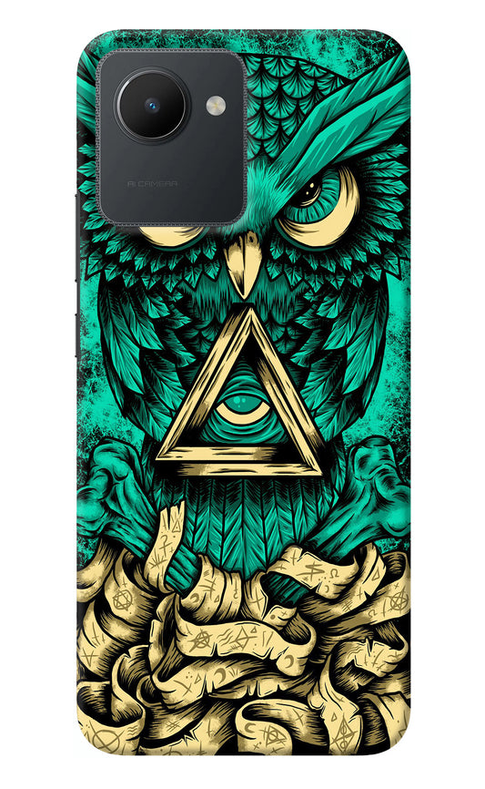 Green Owl Realme C30 Back Cover