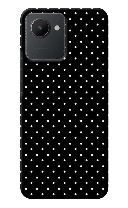 White Dots Realme C30 Back Cover