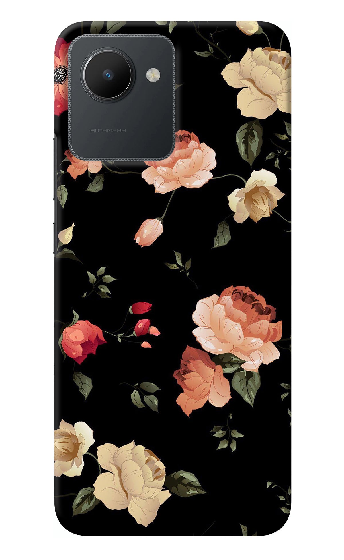 Flowers Realme C30 Back Cover