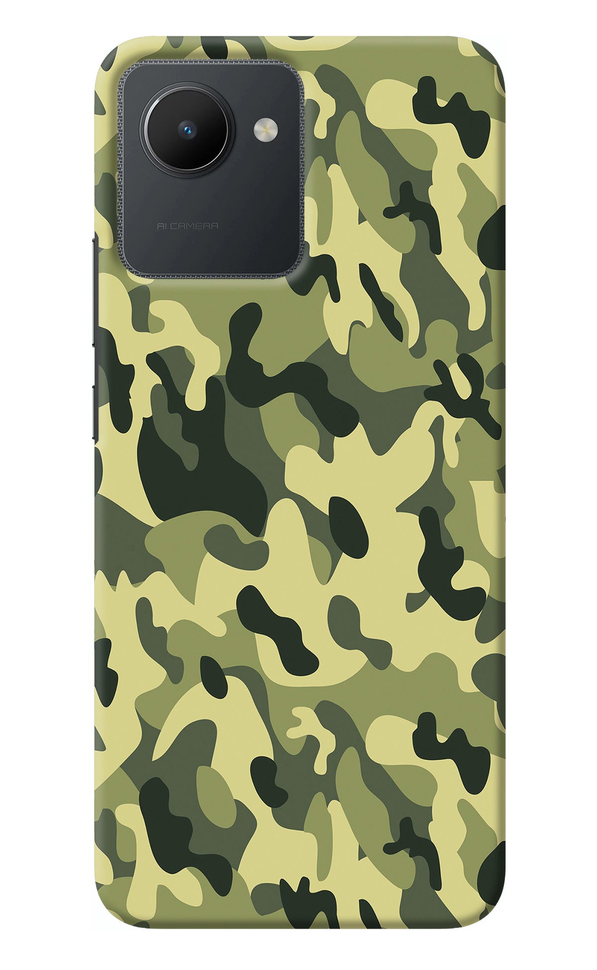 Camouflage Realme C30 Back Cover