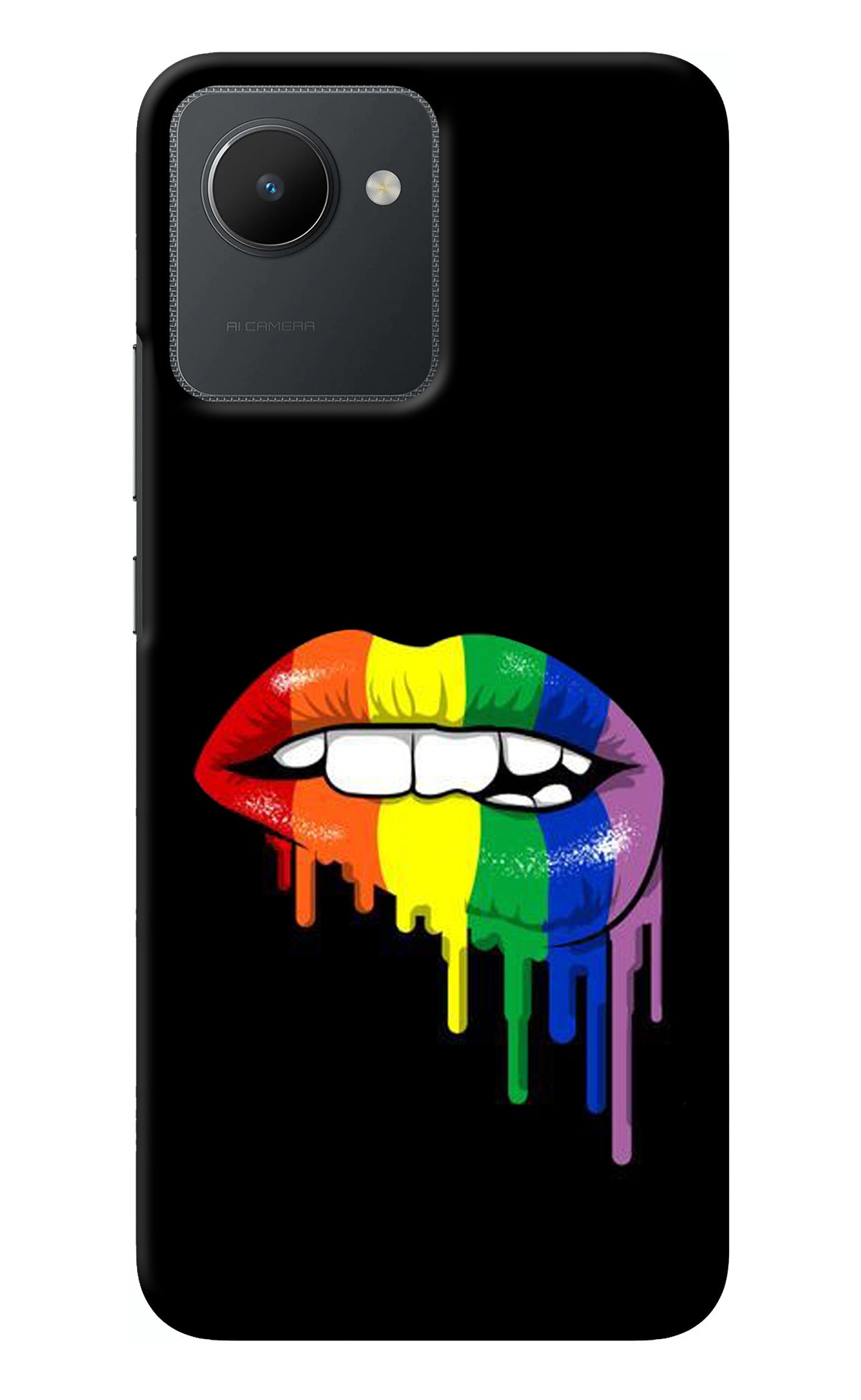 Lips Biting Realme C30 Back Cover