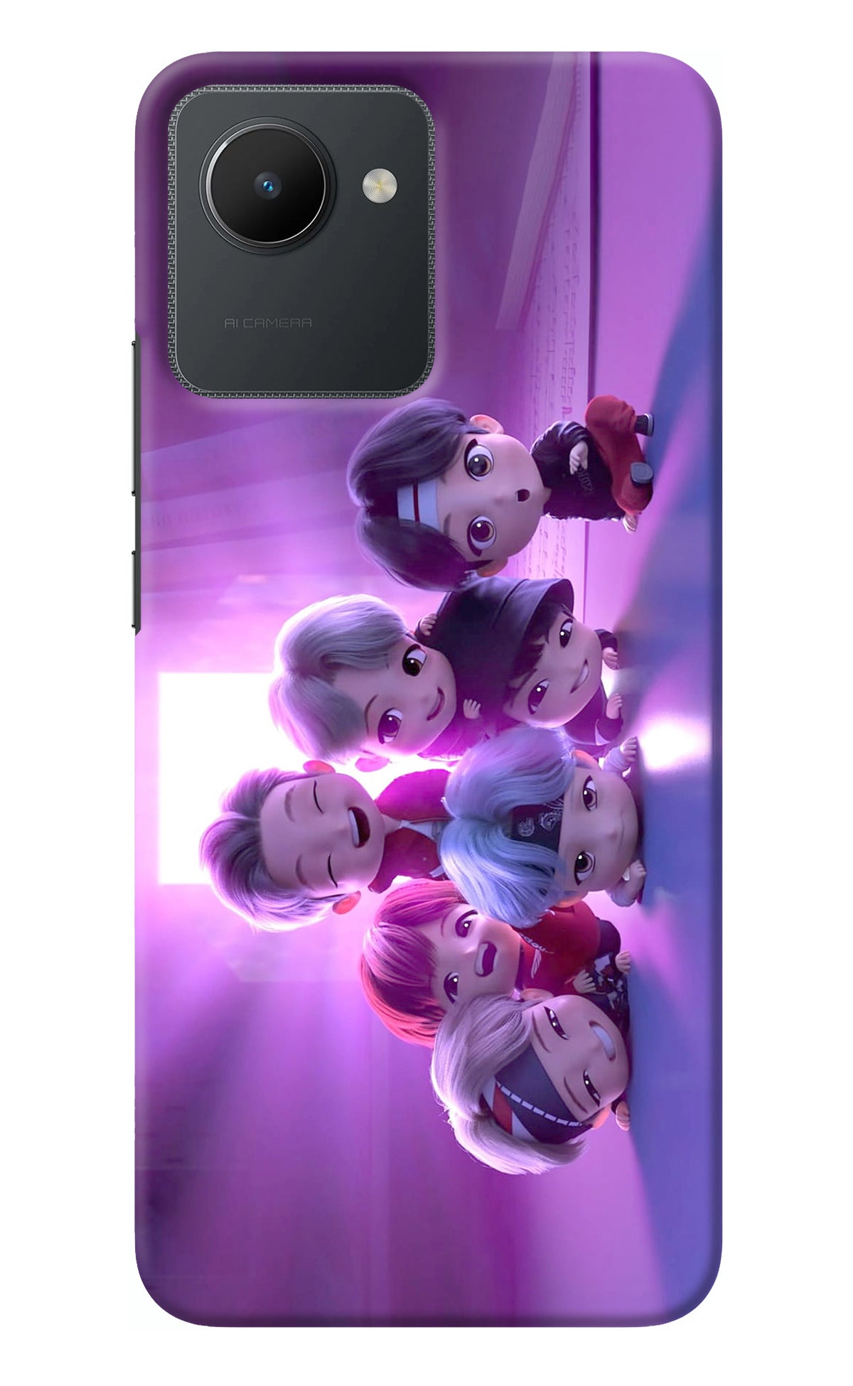 BTS Chibi Realme C30 Back Cover