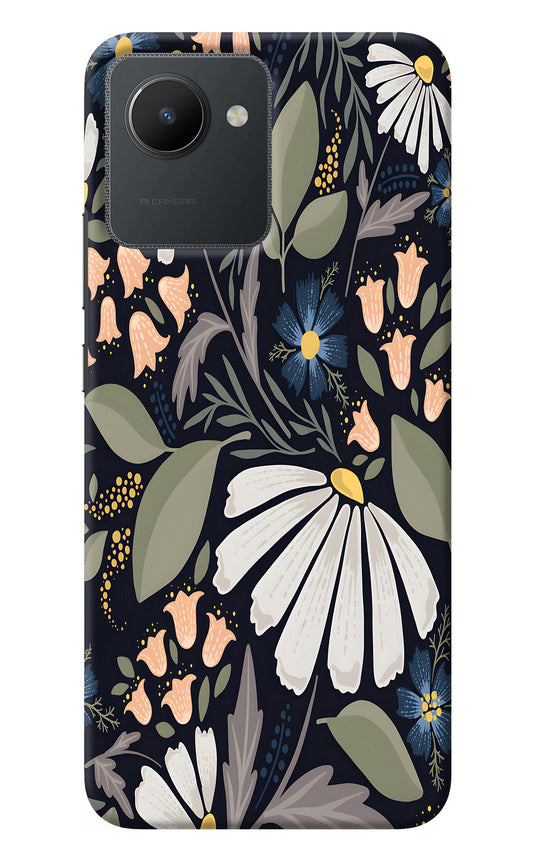 Flowers Art Realme C30 Back Cover