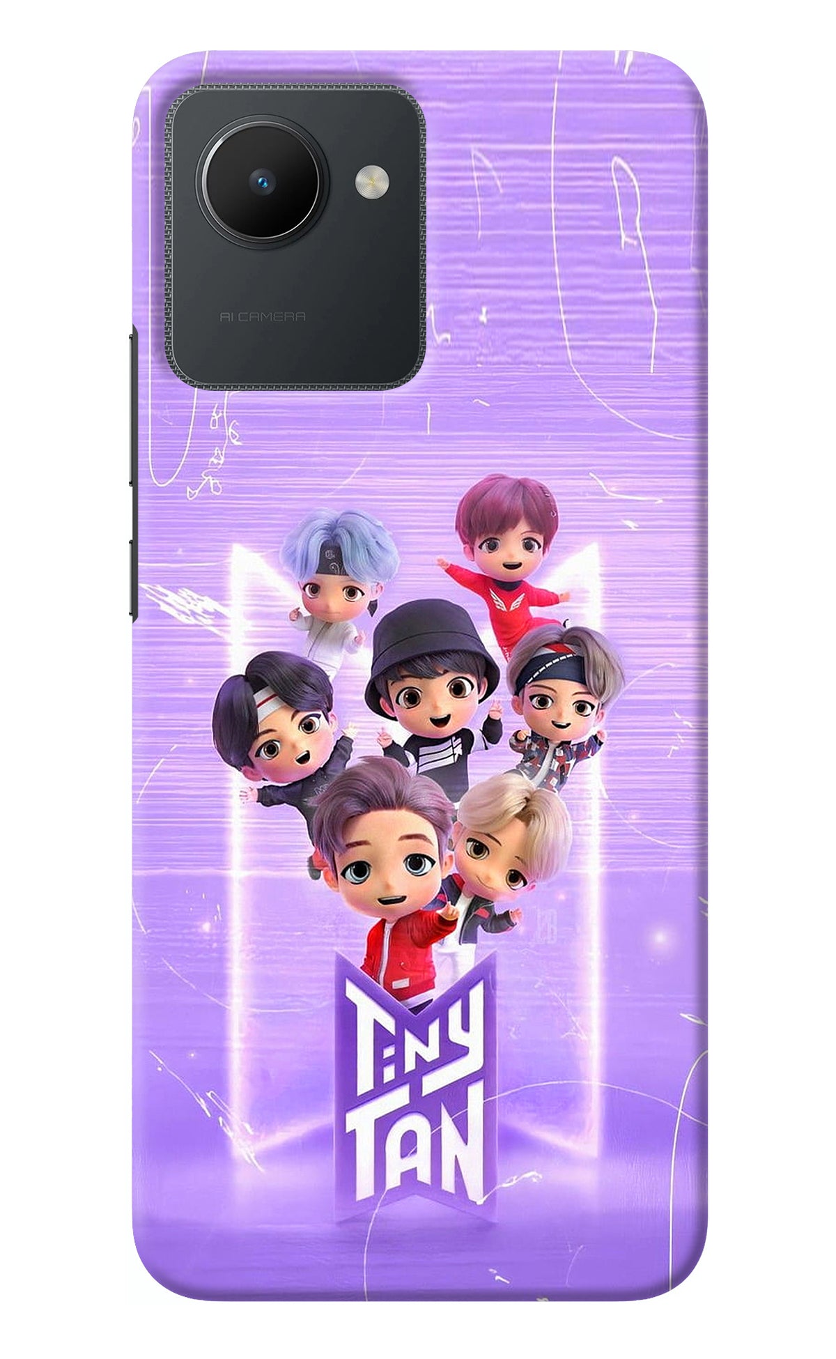 BTS Tiny Tan Realme C30 Back Cover