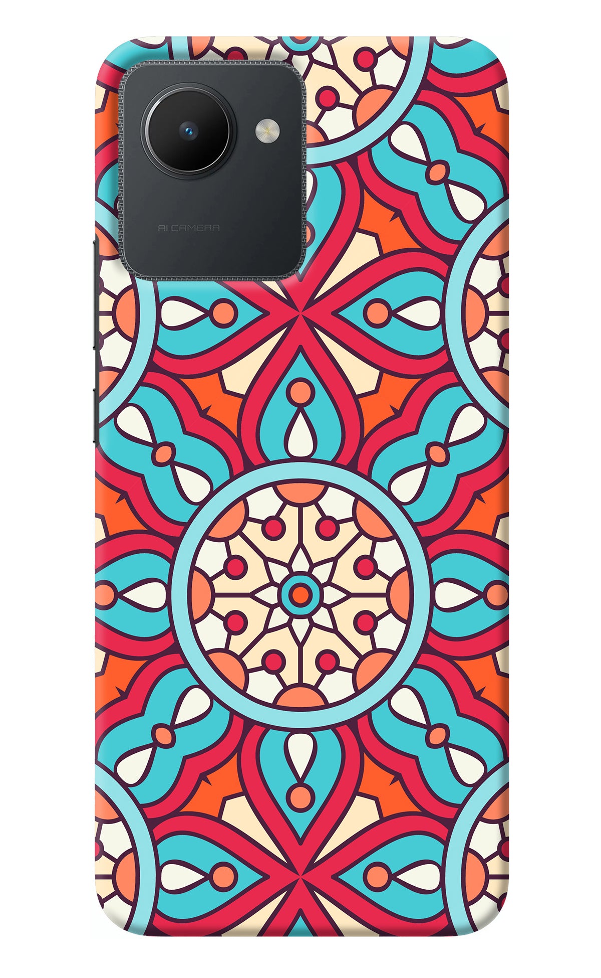 Mandala Geometric Realme C30 Back Cover