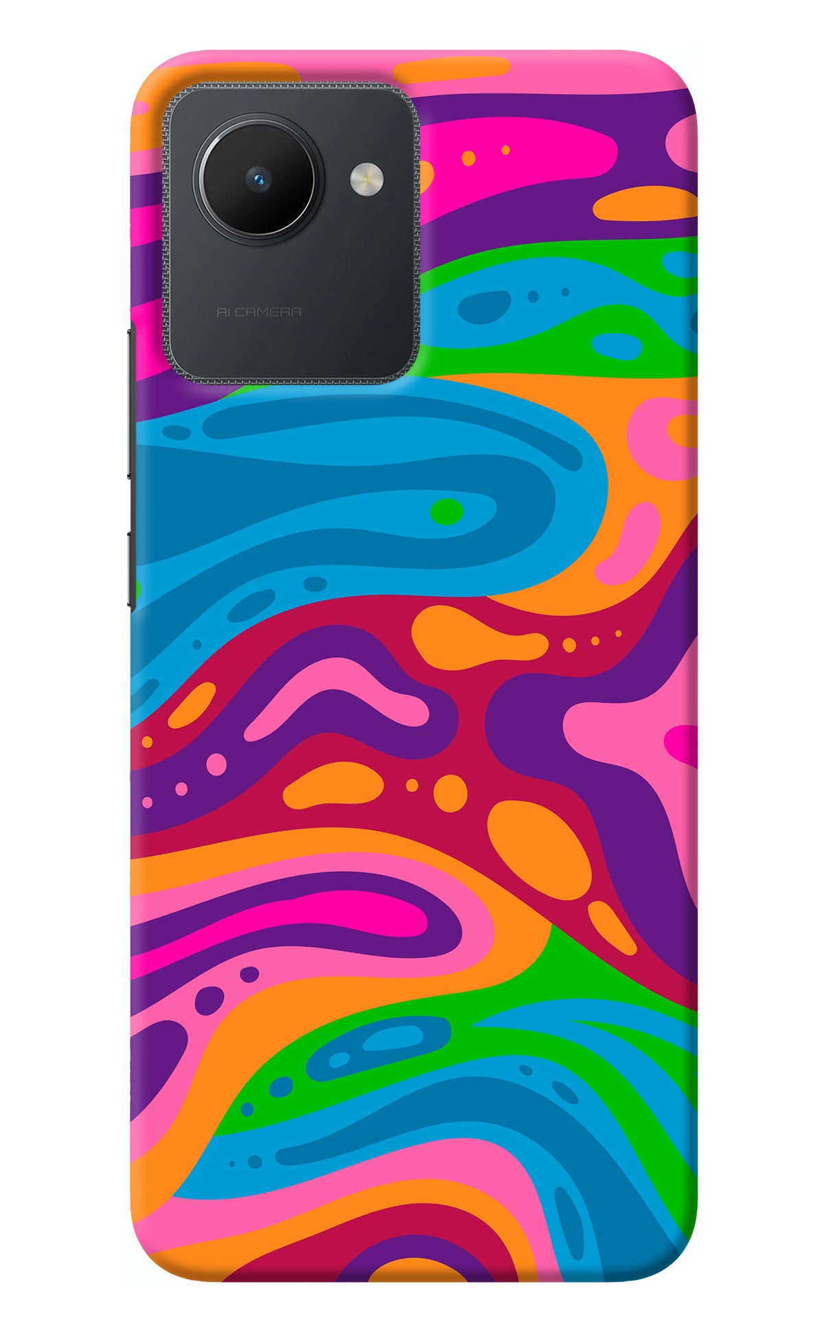 Trippy Pattern Realme C30 Back Cover