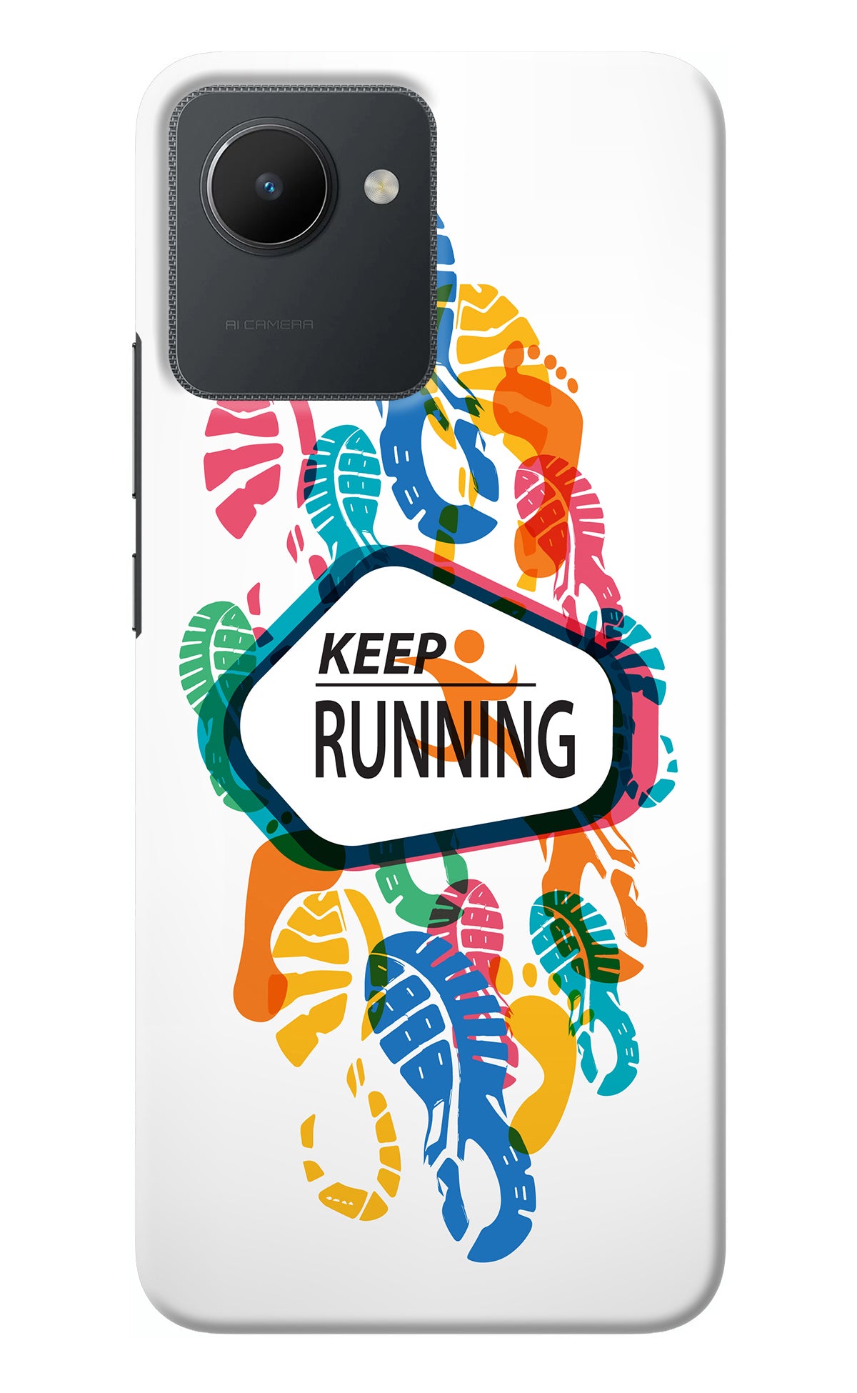 Keep Running Realme C30 Back Cover