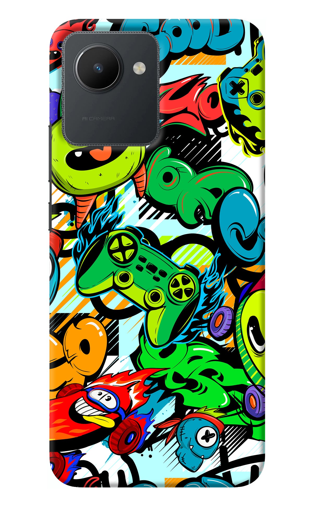 Game Doodle Realme C30 Back Cover