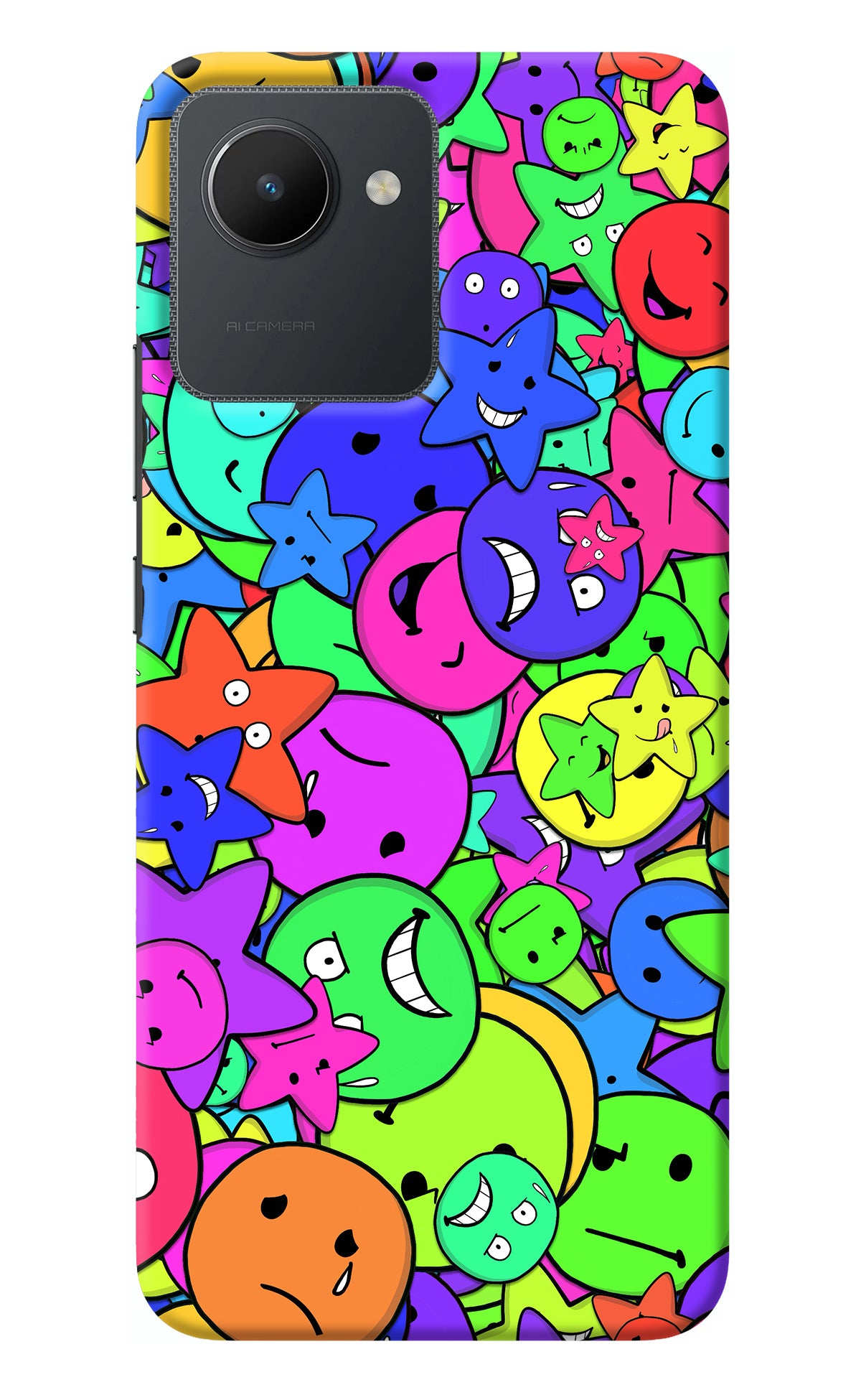 Fun Doodle Realme C30 Back Cover