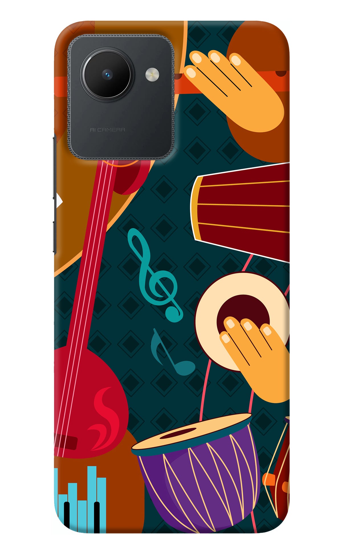 Music Instrument Realme C30 Back Cover