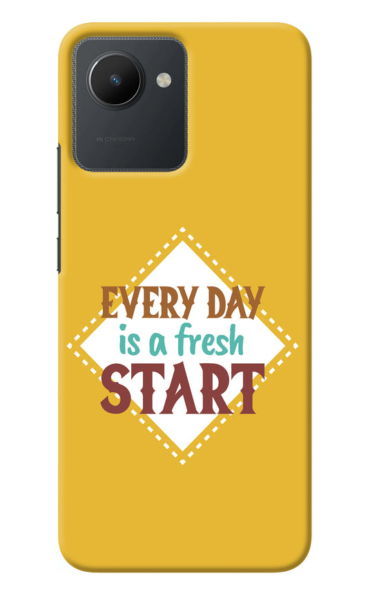 Every day is a Fresh Start Realme C30 Back Cover