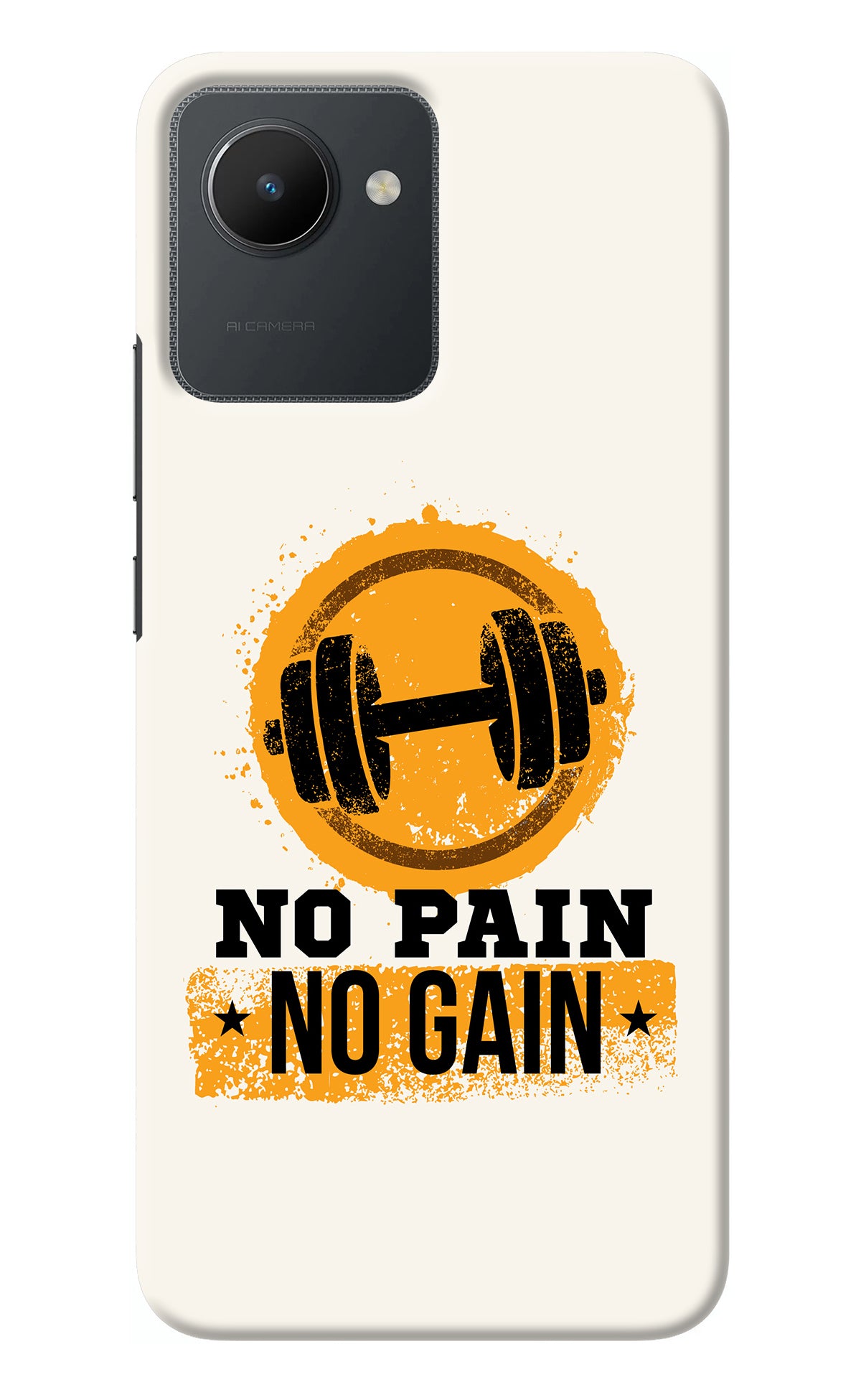 No Pain No Gain Realme C30 Back Cover