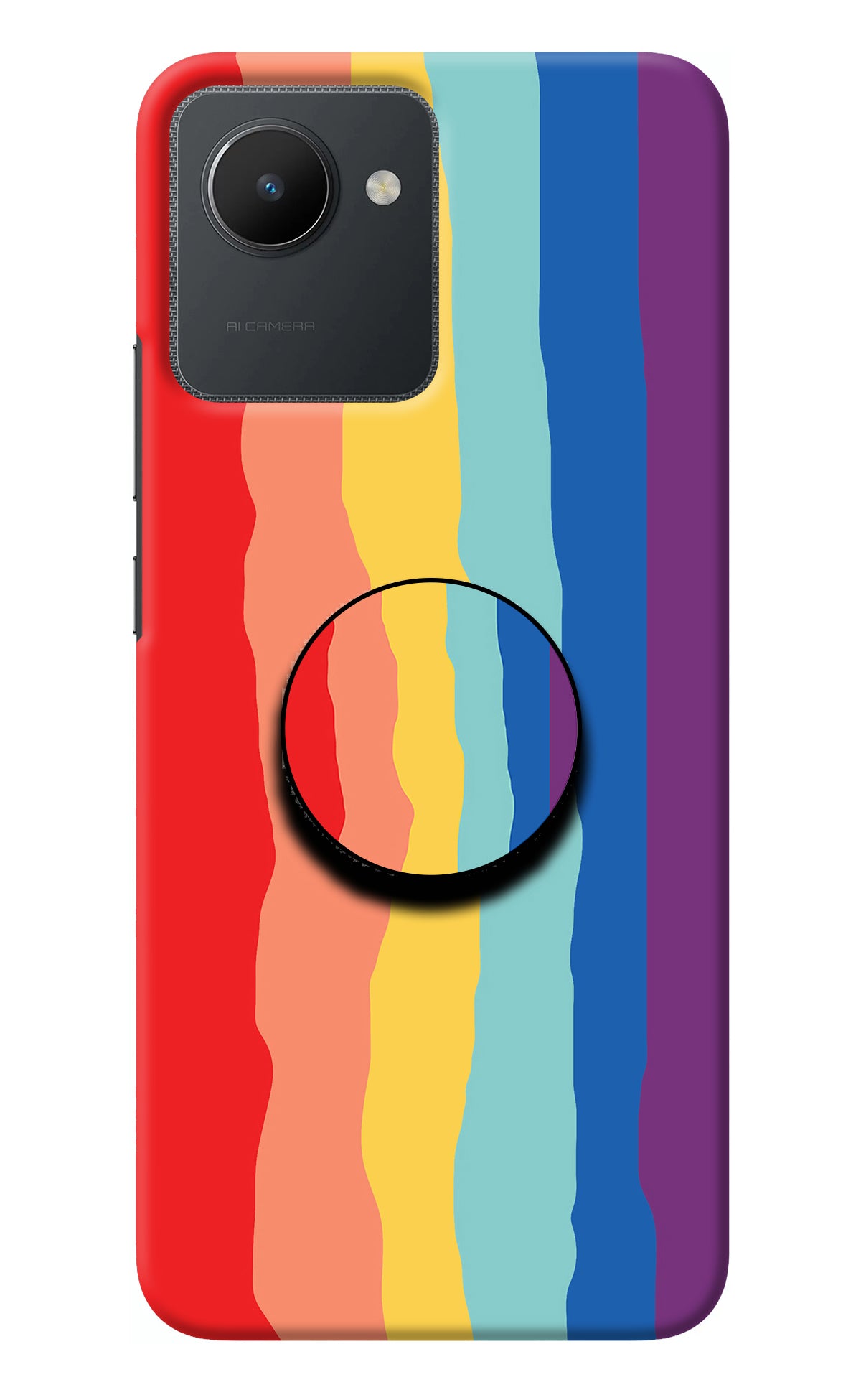 Rainbow Realme C30 Pop Case