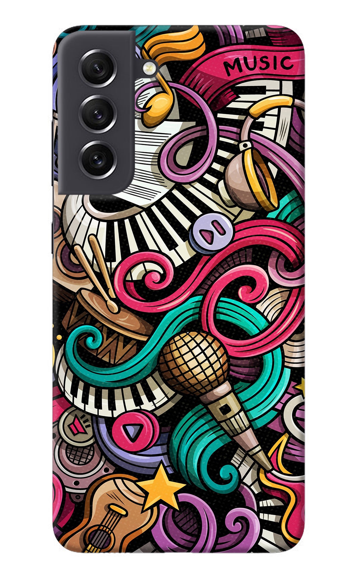 Music Abstract Samsung S21 FE 5G Back Cover