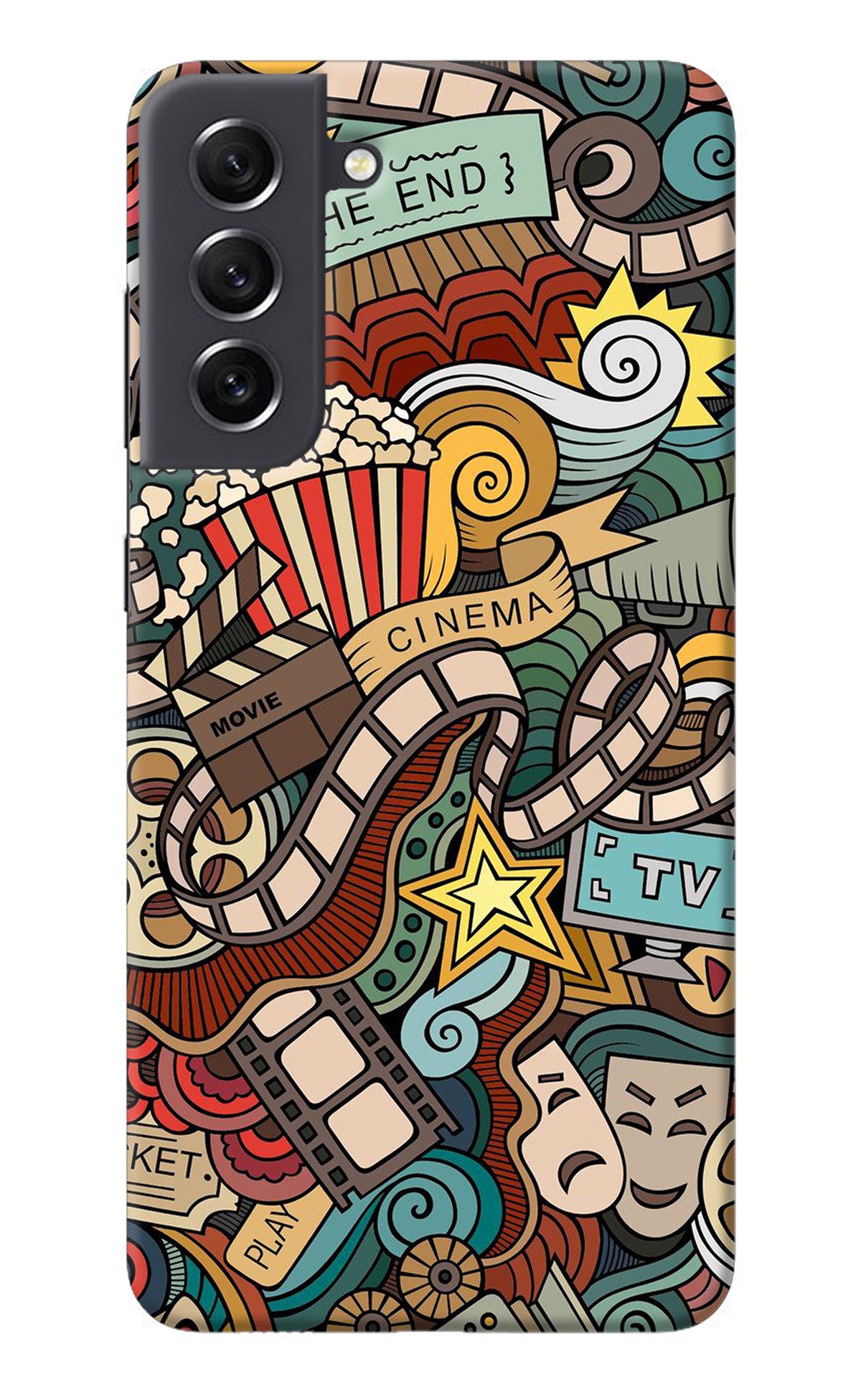 Cinema Abstract Samsung S21 FE 5G Back Cover