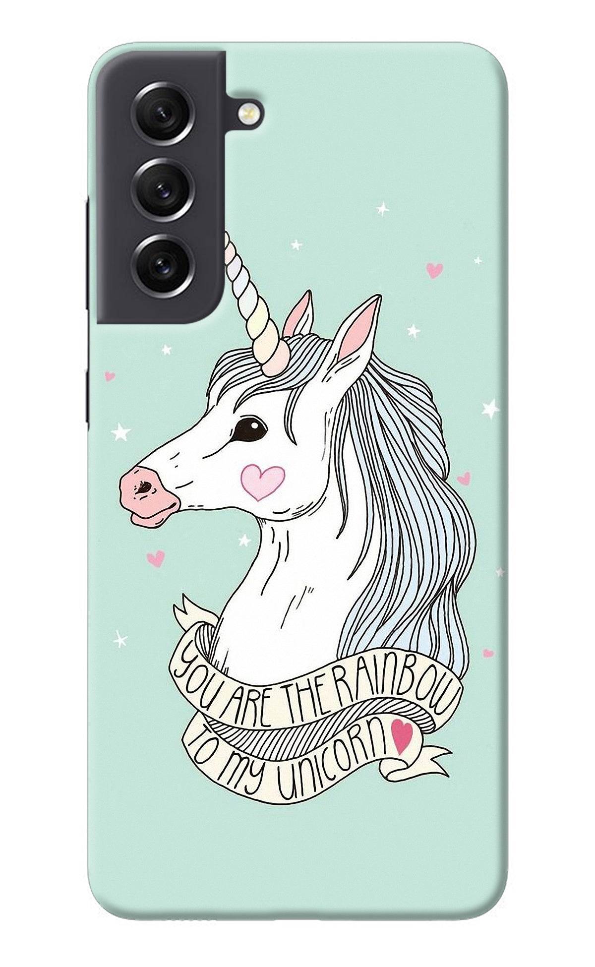 Unicorn Wallpaper Samsung S21 FE 5G Back Cover