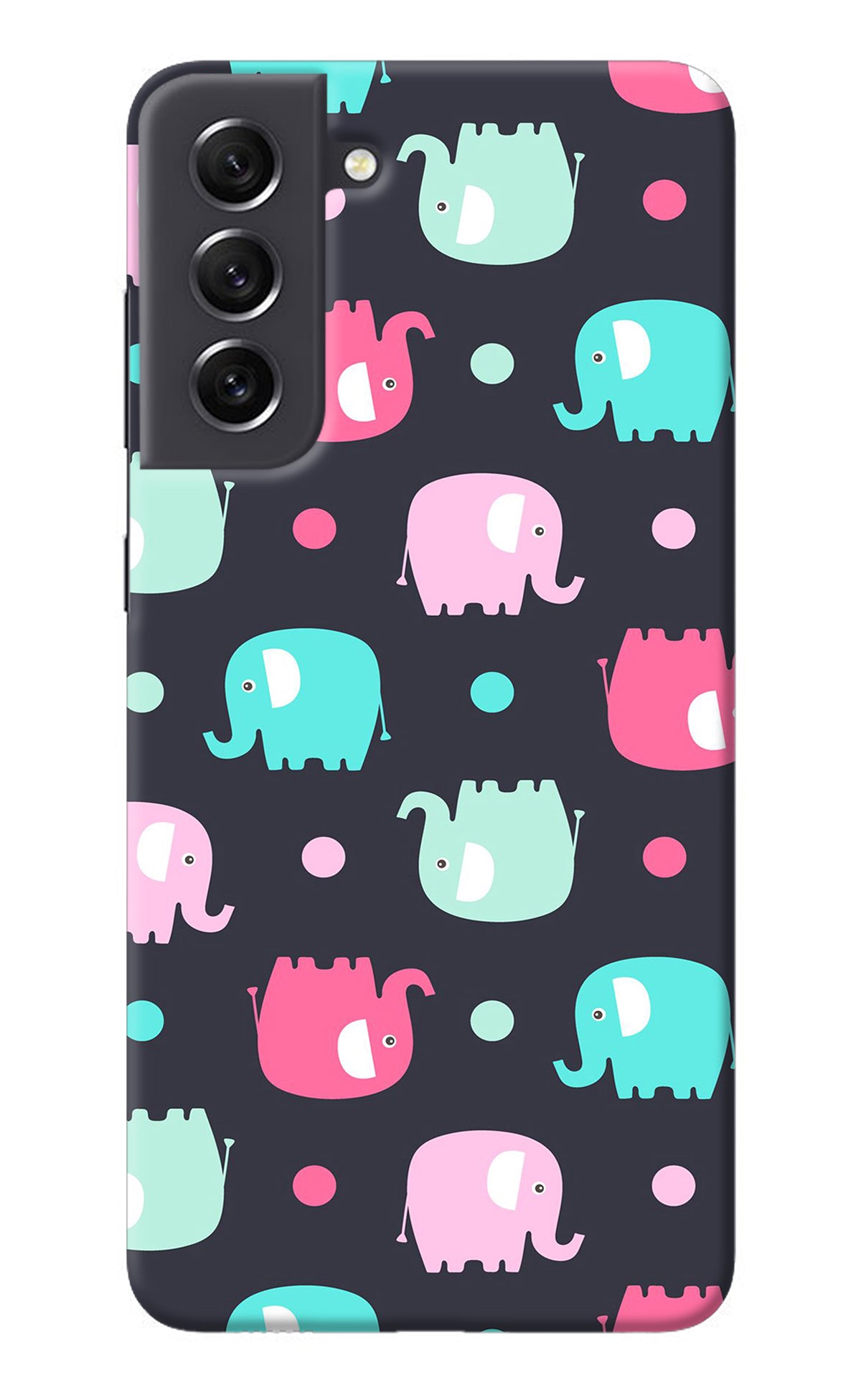 Elephants Samsung S21 FE 5G Back Cover