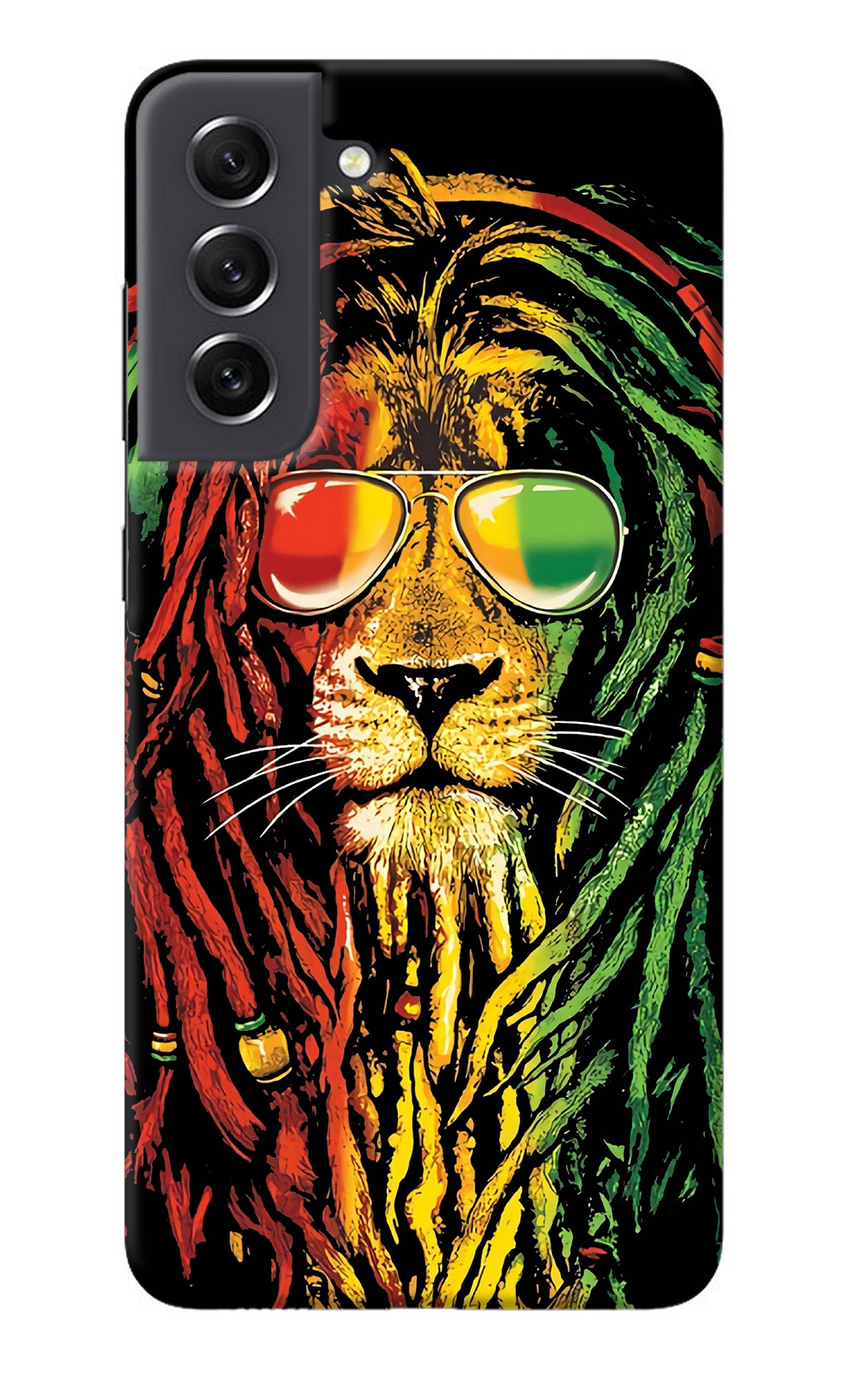 Rasta Lion Samsung S21 FE 5G Back Cover