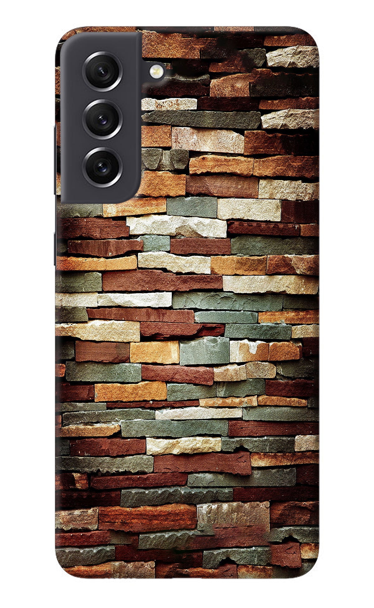 Bricks Pattern Samsung S21 FE 5G Back Cover