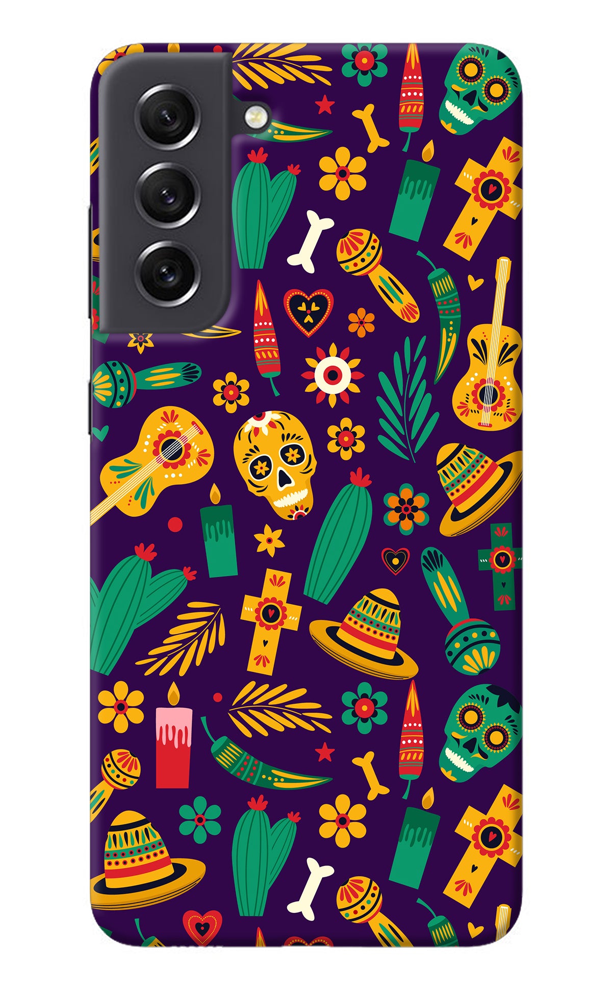 Mexican Artwork Samsung S21 FE 5G Back Cover