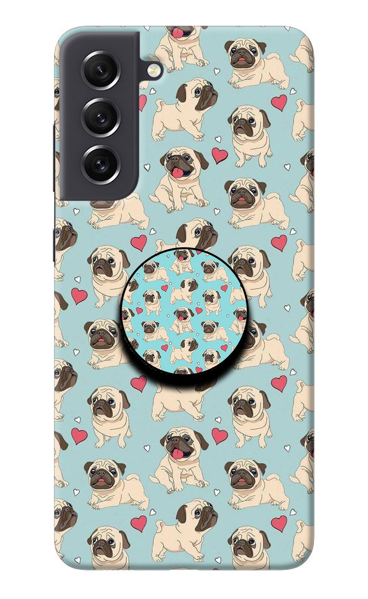 Pug Dog Samsung S21 FE 5G Pop Case