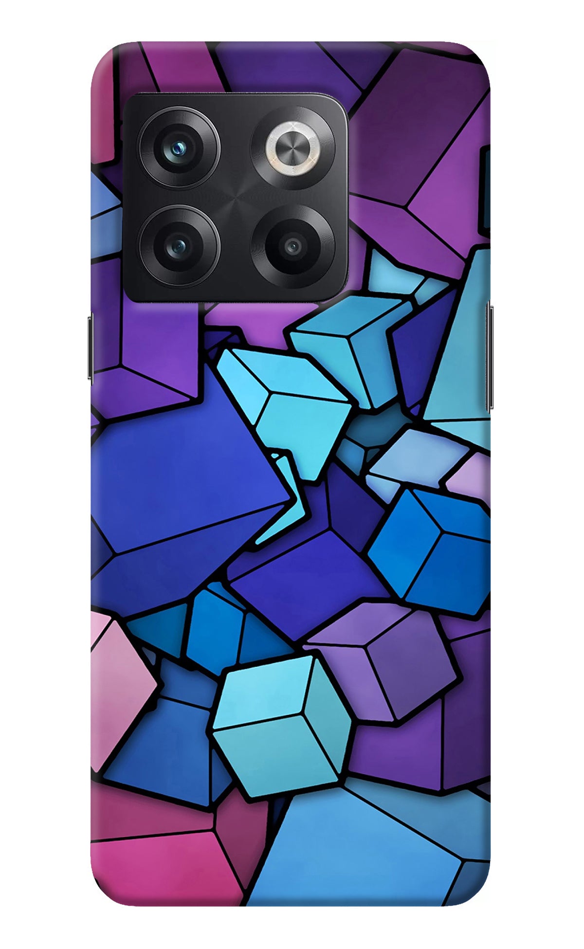 Cubic Abstract OnePlus 10T 5G Back Cover