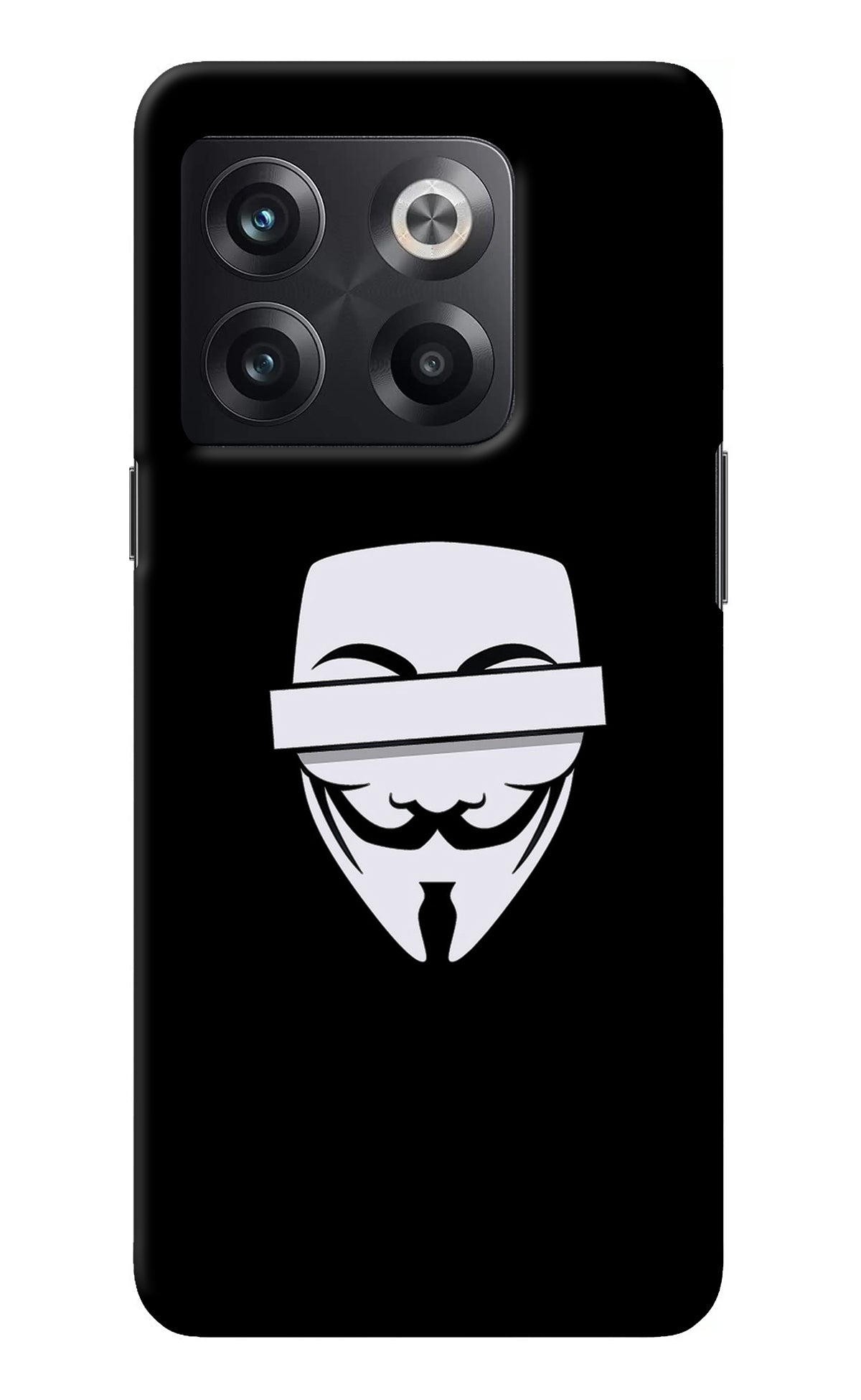 Anonymous Face OnePlus 10T 5G Back Cover