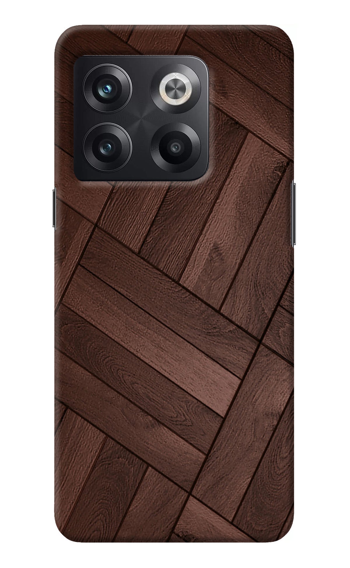 Wooden Texture Design OnePlus 10T 5G Back Cover